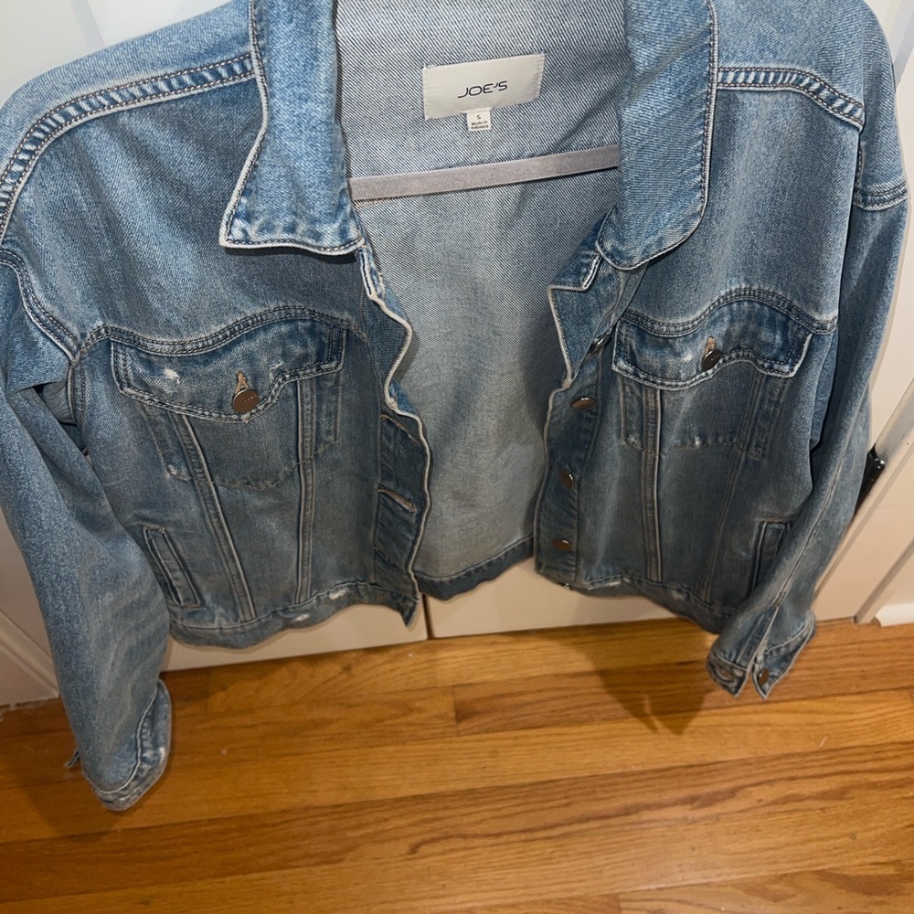 Joe's Jeans Oversized Denim Jacket - Picture 2 of 6